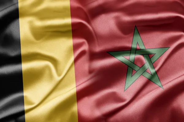 Belgien och Marocko — Stockfoto