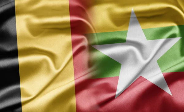 Belgio e Myanmar — Foto Stock