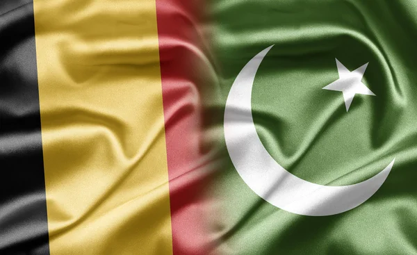 Belgien und Pakistan — Stockfoto
