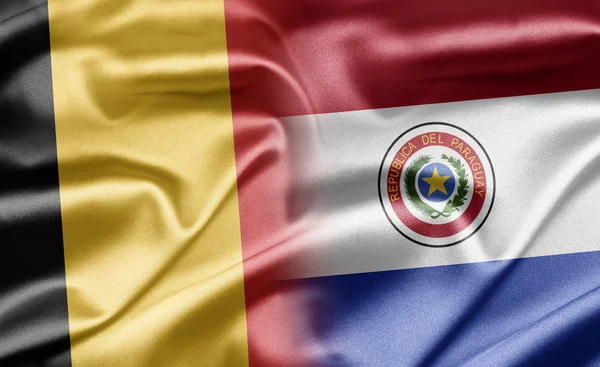 Бельгия и Парагвай — стоковое фото