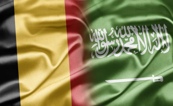 België en Saoedi-Arabië — Stockfoto