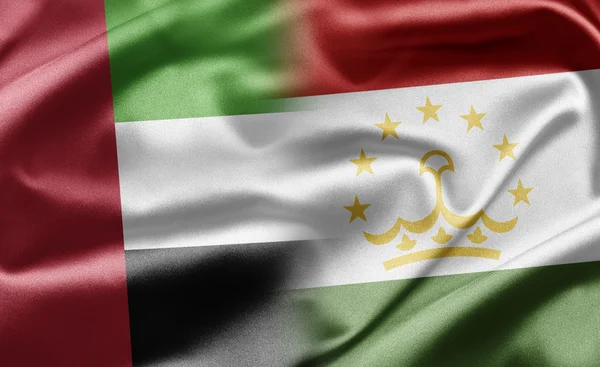 United Arab Emirates and Tajikistan — Stock Photo, Image