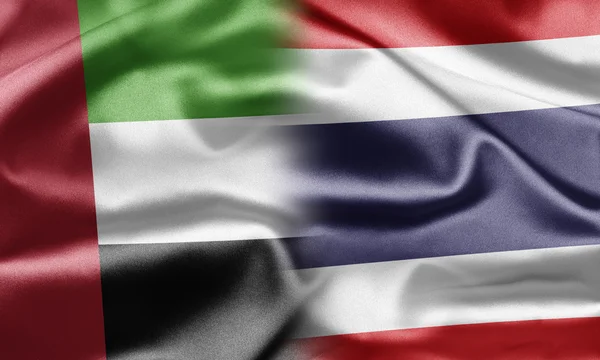 Zjednoczone Emiraty Arabskie i Tajlandii — Zdjęcie stockowe