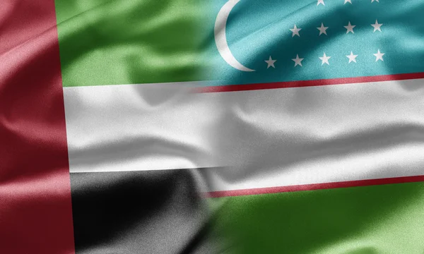 Förenade Arabemiraten och uzbekistan — Stockfoto