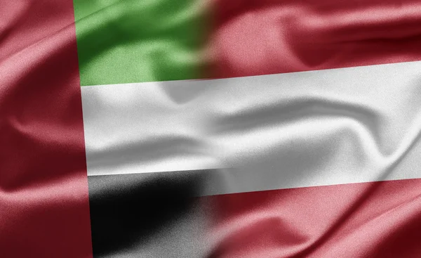Emirados Árabes Unidos e Áustria — Fotografia de Stock