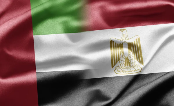 Uni Emirat Arab dan Mesir — Stok Foto