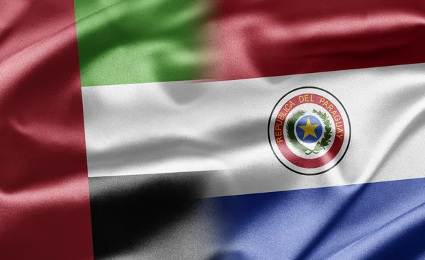 United Arab Emirates and Paraguay — Stock Photo, Image