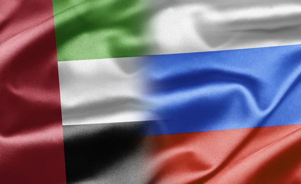 United Arab Emirates and Russia — Stock Photo, Image