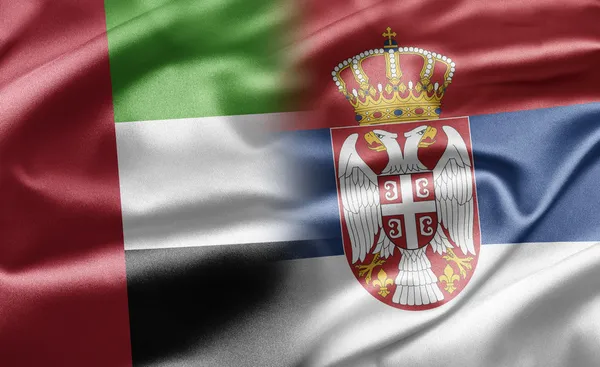 Emiratos Árabes Unidos y Serbia — Foto de Stock