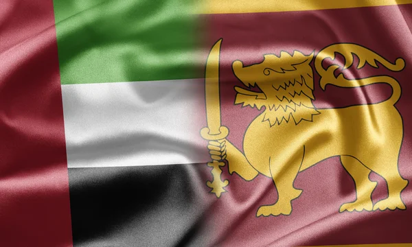 Zjednoczone Emiraty Arabskie i sri lanka — Zdjęcie stockowe