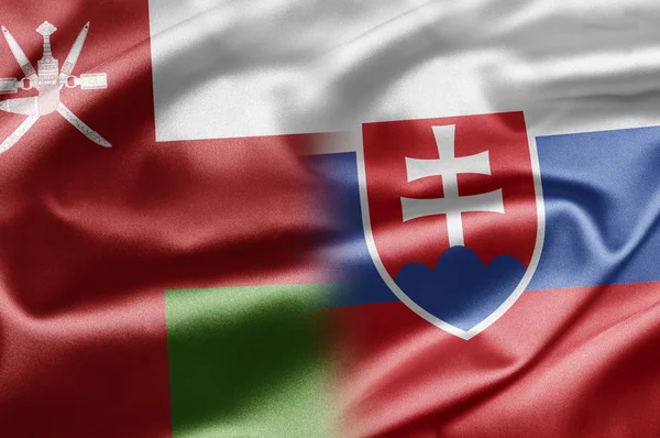 Oman och Slovakien — Stockfoto