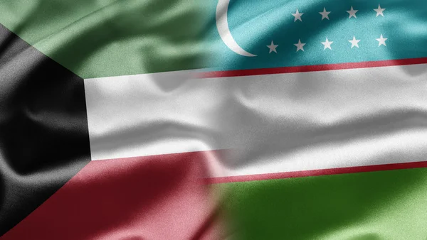 Kuwait and Uzbekistan — Stock Photo, Image