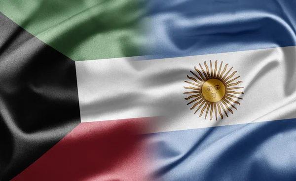 Kuwejt i Argentyna — Zdjęcie stockowe
