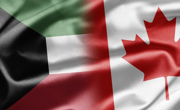 Kuwait and Canada — Stock Photo, Image