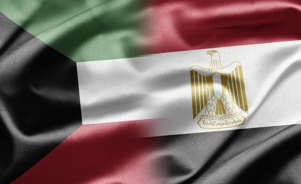 Kuwait och Egypten — Stockfoto