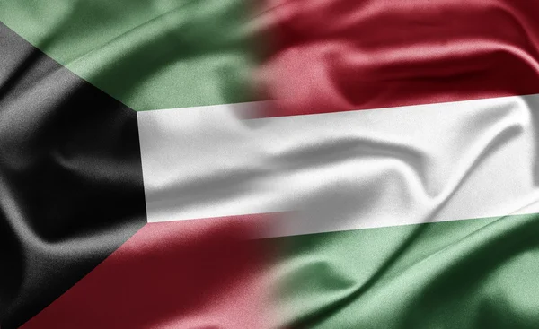 Kuwait and Hungary — Stockfoto