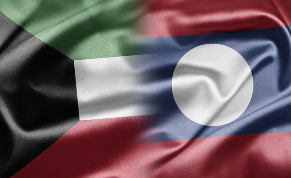 Kuwait and Laos — Stock Photo, Image