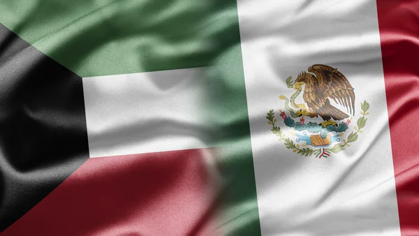 Kuwait and Mexico — Stock Photo, Image