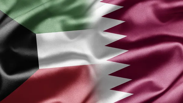 Kuwait e Qatar — Foto Stock