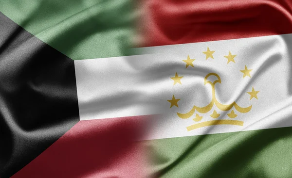 Kuwejt i Tadżykistanu — Zdjęcie stockowe