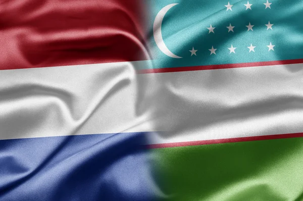 Netherlands and Uzbekistan — Stock Photo, Image