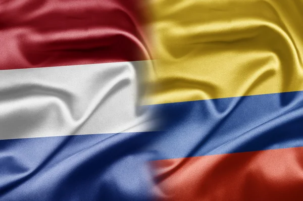 Países Baixos e Colômbia — Fotografia de Stock