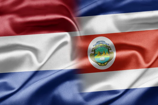 Países Baixos e Costa Rica — Fotografia de Stock