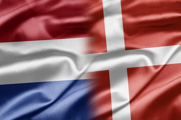 Nederland en Denemarken — Stockfoto