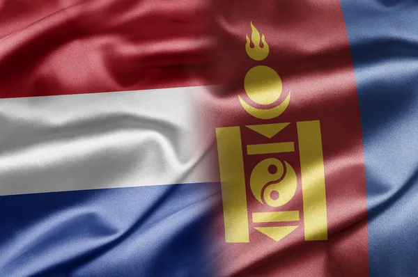 Nederländerna och Mongoliet — Stockfoto