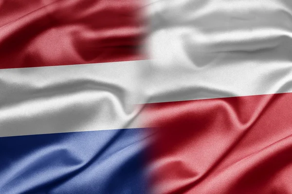 Nederland en Polen — Stockfoto
