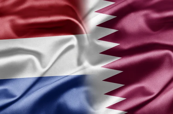 Holandia i Katar — Zdjęcie stockowe