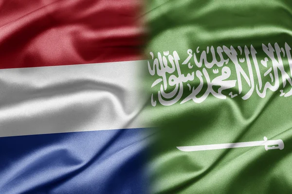 Нидерланды и Саудовская Аравия — стоковое фото