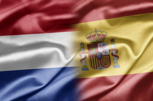 Países Baixos e Espanha — Fotografia de Stock