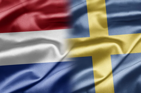 Нідерландів та Швеції — стокове фото