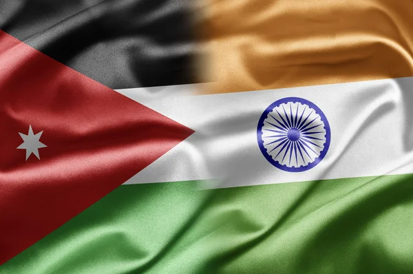 Jordânia e Índia — Fotografia de Stock