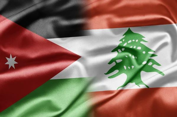 约旦和黎巴嫩 — 图库照片