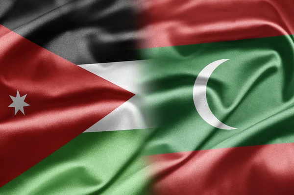 Иордания и Мальдивы — стоковое фото