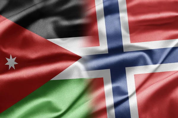 Jordan och Norge — Stockfoto