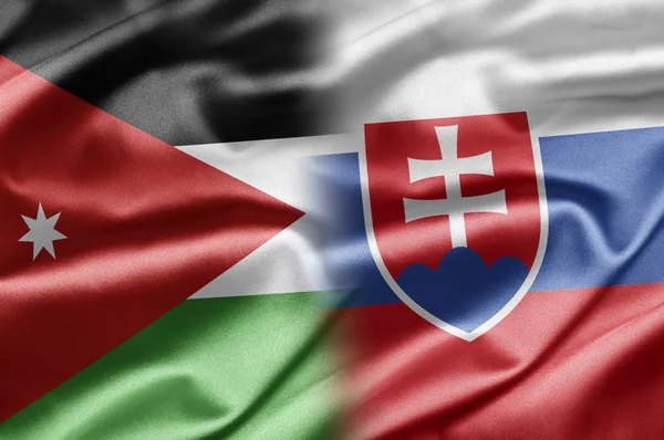 Jordan and Slovakia — Stock Photo, Image