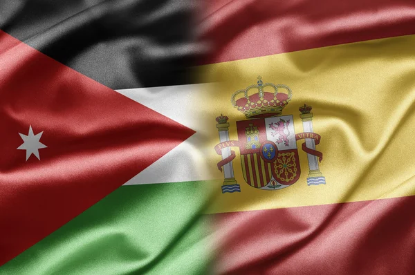 Jordan and Spain — Stock Photo, Image