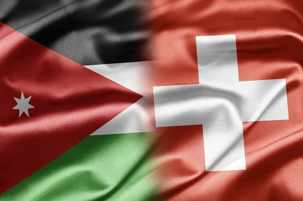 Jordan und schweiz — Stockfoto