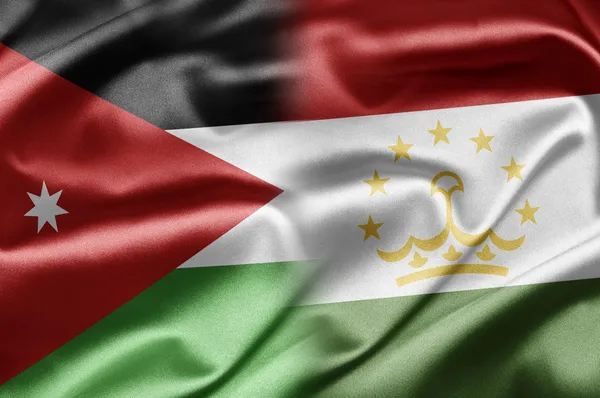Jordan och Tadzjikistan — Stockfoto