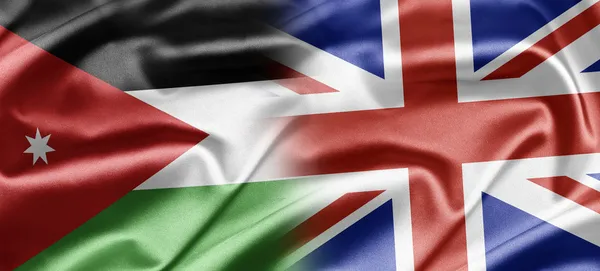 Иордания и Великобритания — стоковое фото