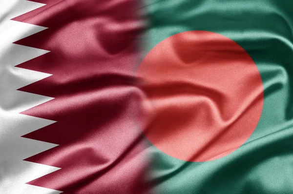 Qatar and Bangladesh — Stock Photo, Image