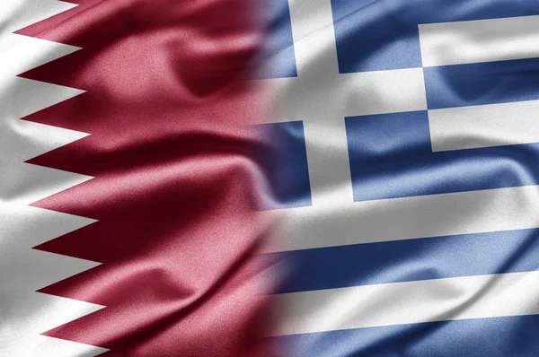 Qatar y Grecia — Foto de Stock