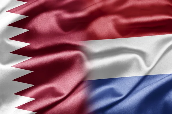 Qatar en Nederland — Stockfoto