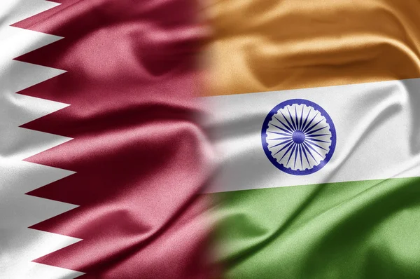 Qatar e India — Foto Stock