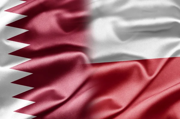 Qatar en Polen — Stockfoto