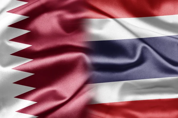 Katar a Thajsko — Stock fotografie