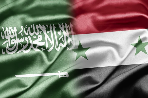 Arab Saudi dan Suriah — Stok Foto